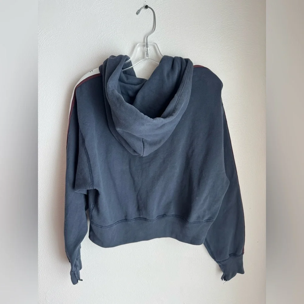 Abercrombie & Fitch Essential Cropped Full Zip Hoodie Jacket - Picture 4 of 5